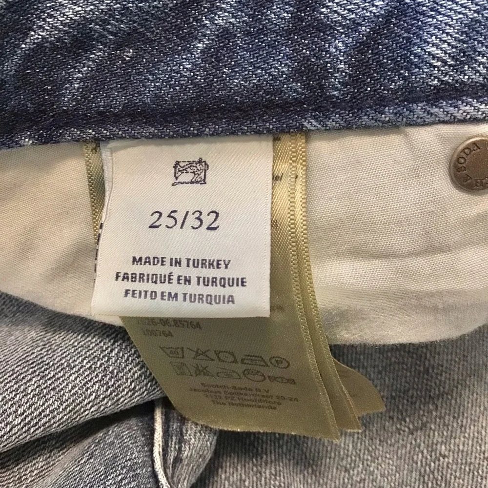 Scotch & Soda Amsterdams Blauw L’Adorable Boyfriend Jeans Light Rinse 25x32 NWT